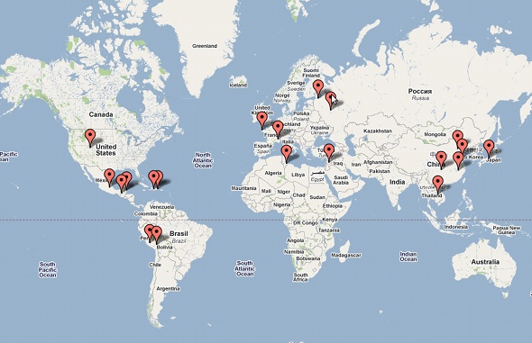 screenshot-lesphotosdejielbe-worldmap-piwigo.com Jielbe has travelled all around the world