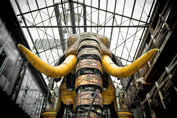 The elephant, one symbol of Nantes. Thank you Frederic Augris for the photo.