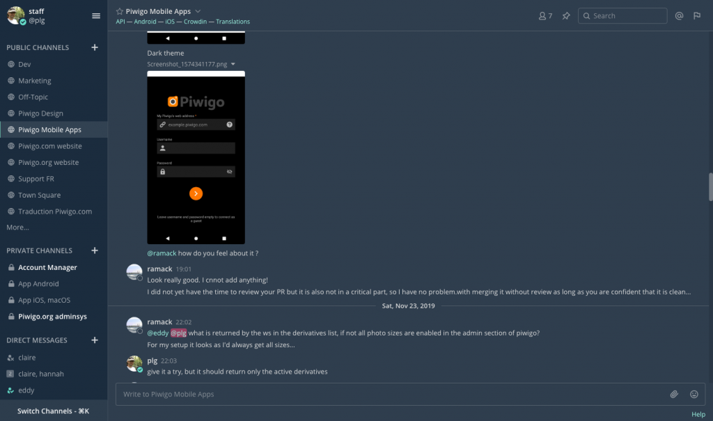 Mattermost, an open source online chat